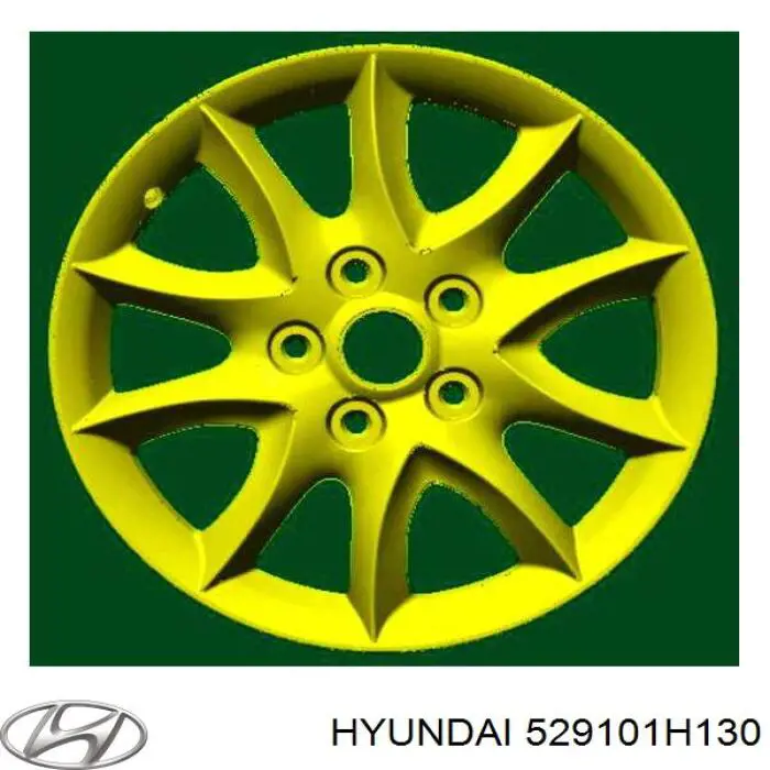 529101H130 Hyundai/Kia llantas de aleacion, (aleacion de titanio)