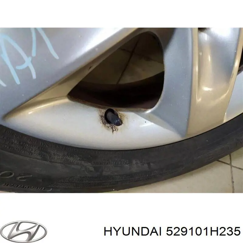 529101H235 Hyundai/Kia llantas de aleacion, (aleacion de titanio)