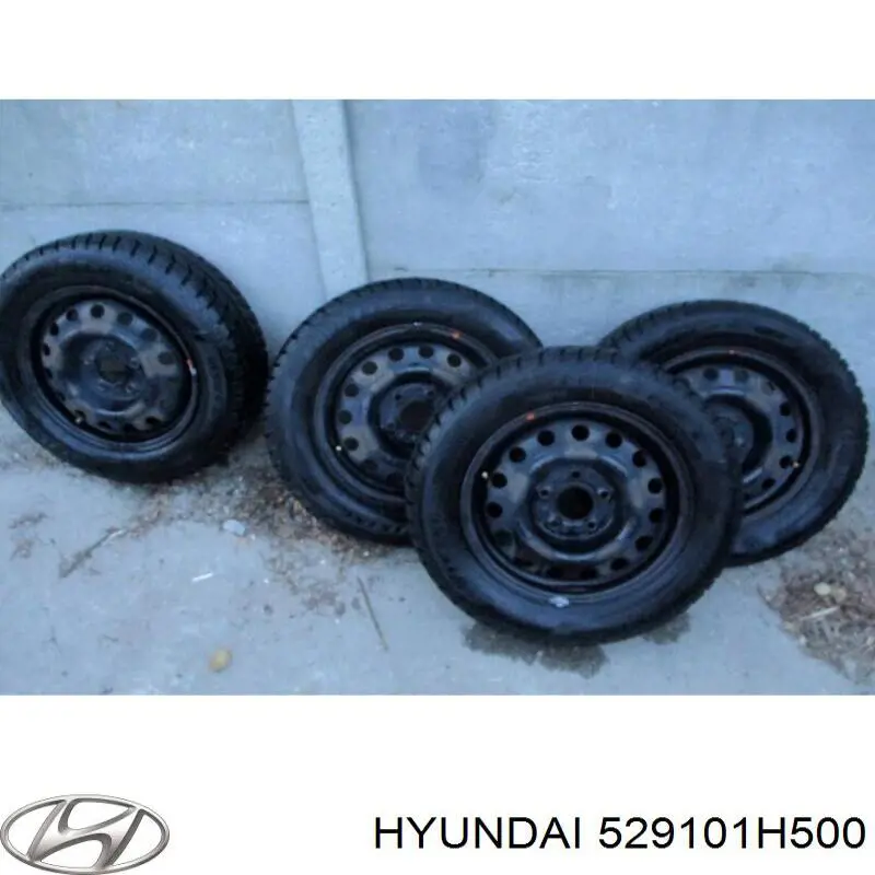 529101H500 Hyundai/Kia llantas de acero (estampado)