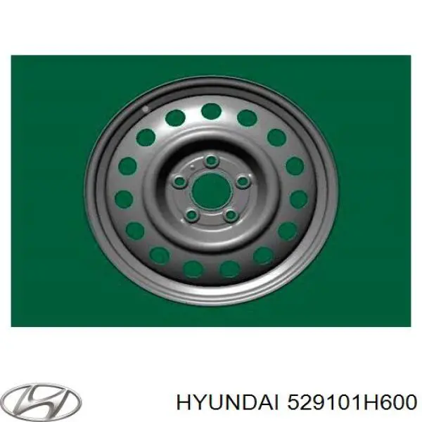 529101H600 Hyundai/Kia ruedas de acero (estampado)