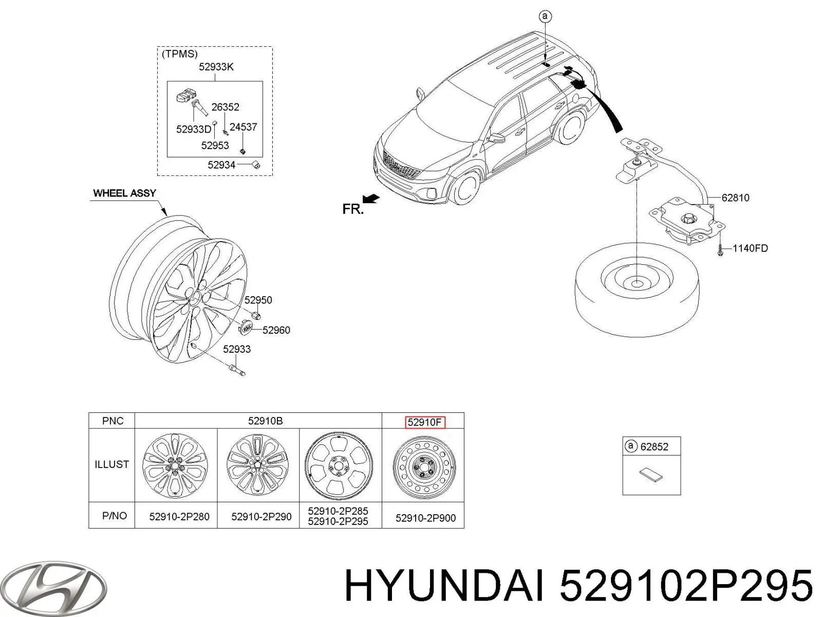 529102P295 Hyundai/Kia