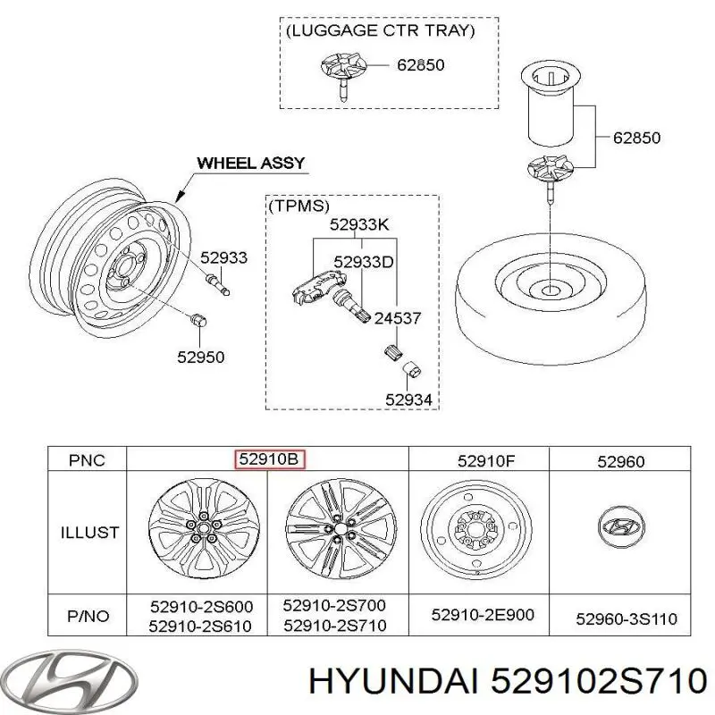 529102S710 Hyundai/Kia