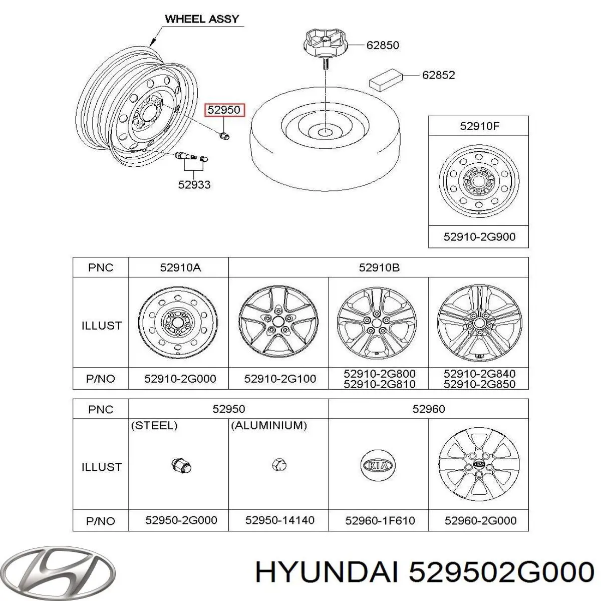 529502G000 Hyundai/Kia