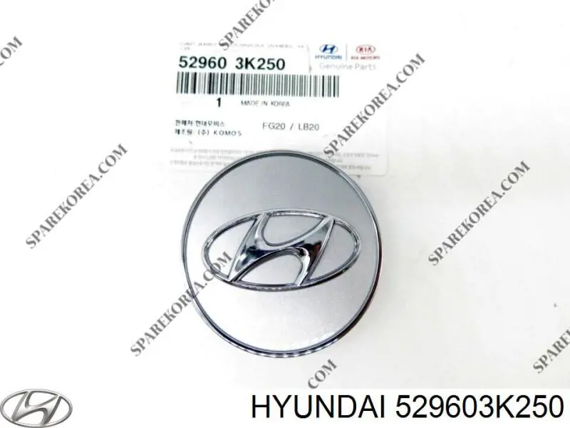 529603K250 Hyundai/Kia tapacubo rueda