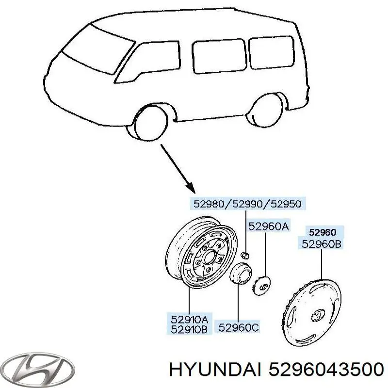 5296043500 Hyundai/Kia