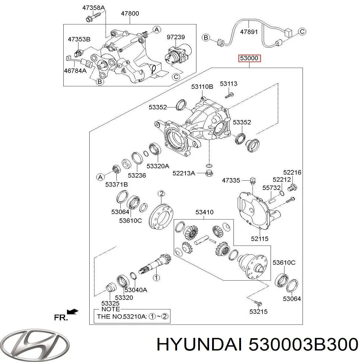 Eje trasero completo Hyundai/Kia 530003B300 precio, desde 2353,47 EUR
