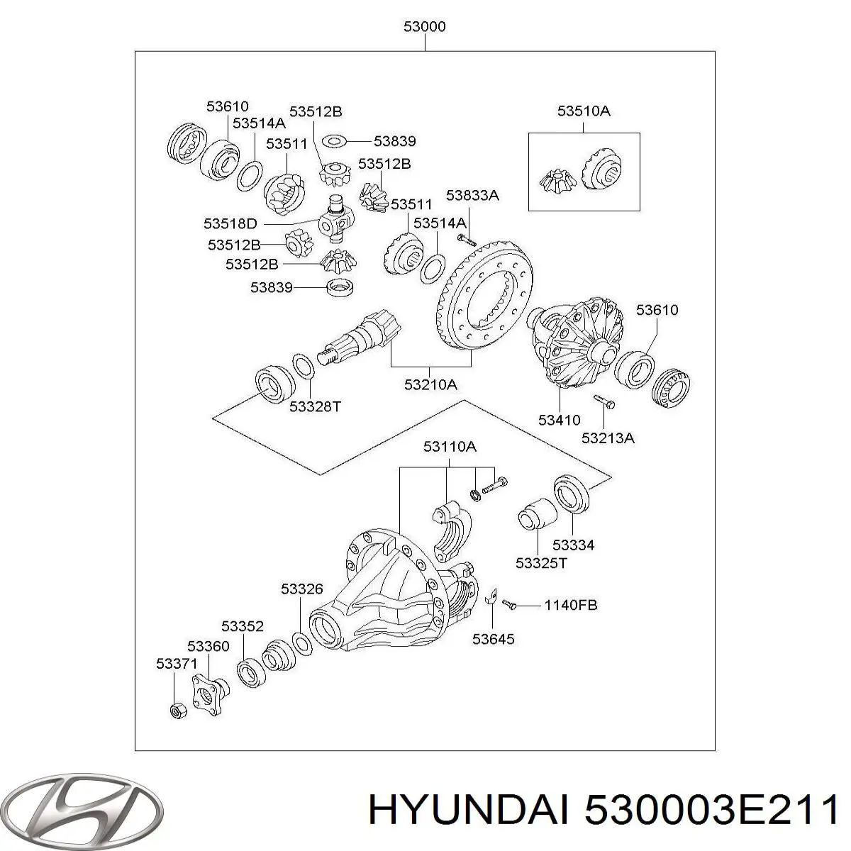 Grupo trasero Hyundai/Kia 530003E210 precio, desde 4331,14 EUR
