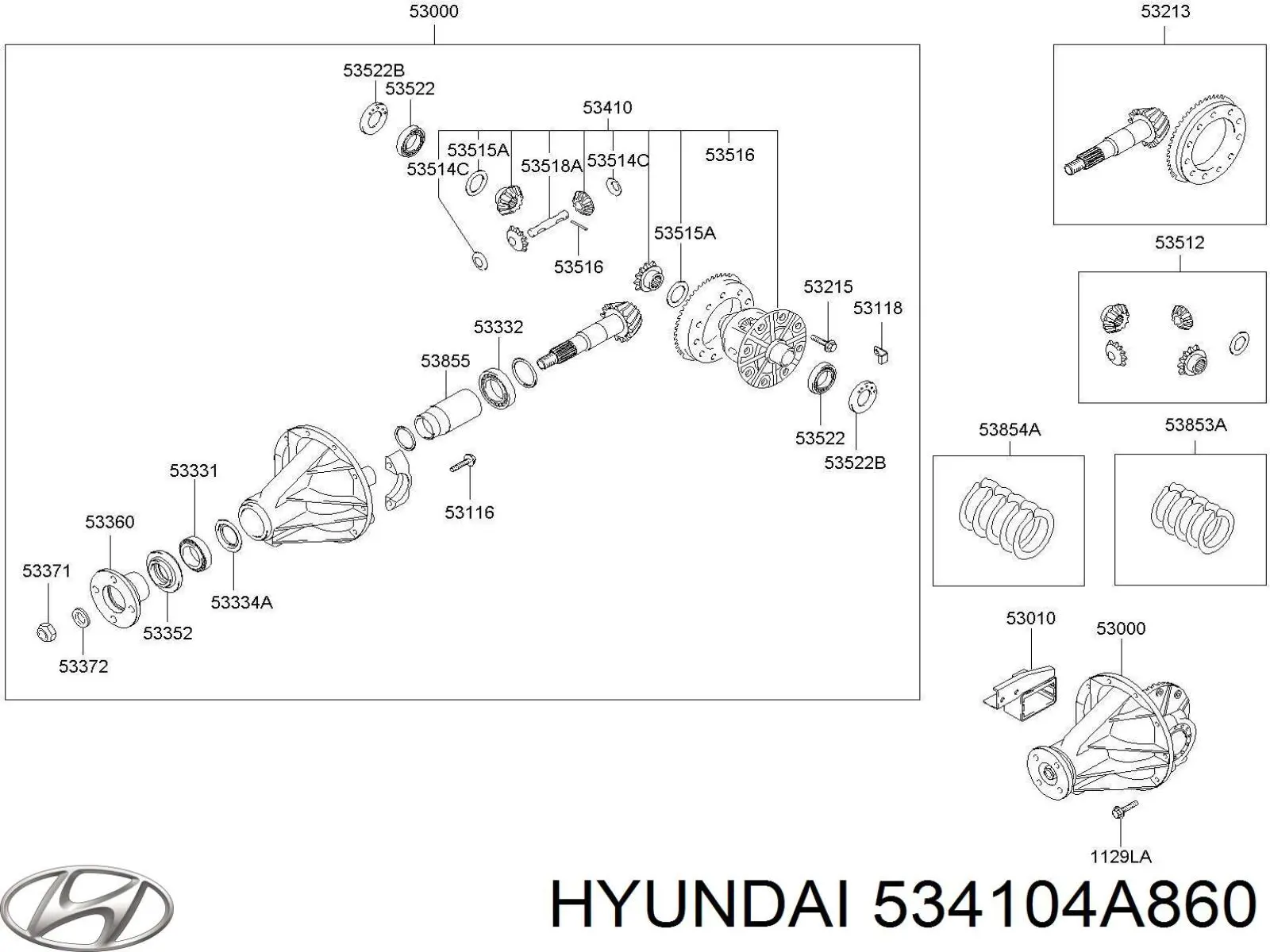 534104A860 Hyundai/Kia