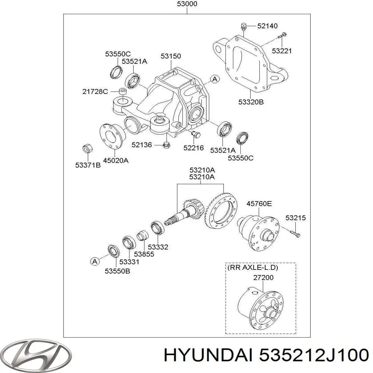 535212J100 Hyundai/Kia