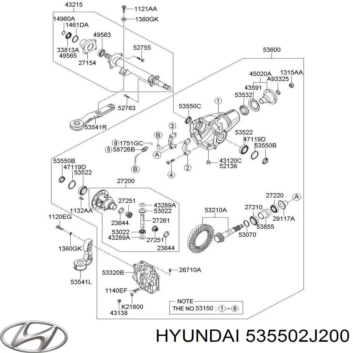 535502J200 Hyundai/Kia