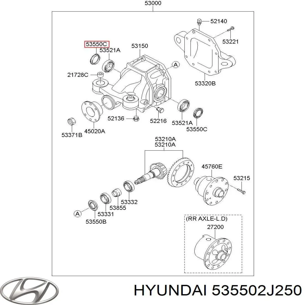 535502J250 Hyundai/Kia