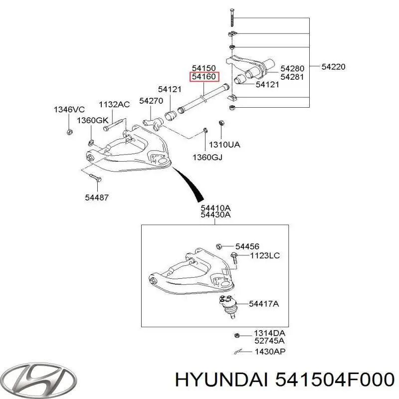 541504F000 Hyundai/Kia