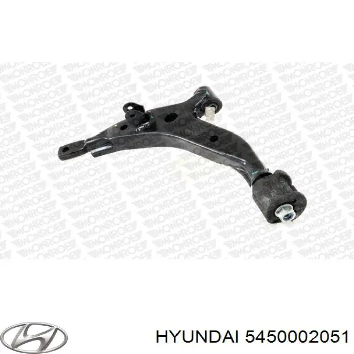 5450002051 Hyundai/Kia barra oscilante, suspensión de ruedas delantera, inferior izquierda