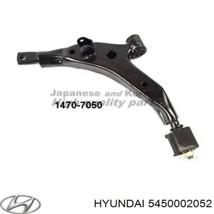 5450002052 Hyundai/Kia barra oscilante, suspensión de ruedas delantera, inferior izquierda