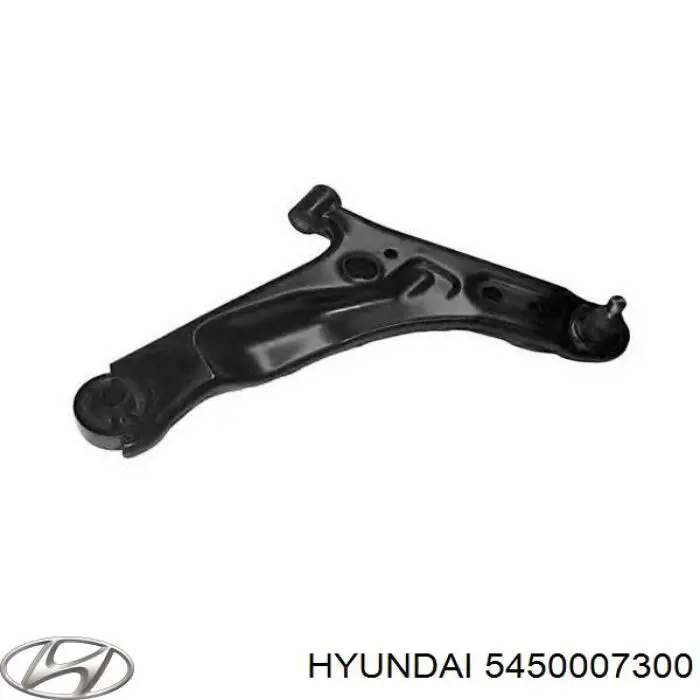 Brazo inferior izquierdo de la suspensión delantera Hyundai/Kia 5450007300