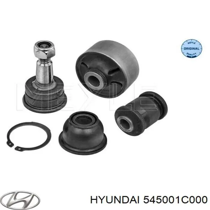 545001C000 Hyundai/Kia Brazo inferior izquierdo de la suspensión delantera