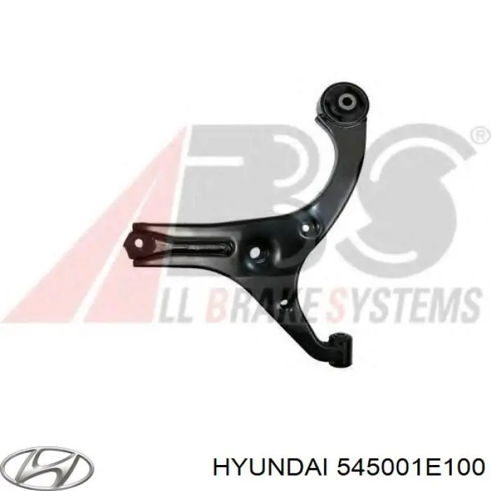 545001E100 Hyundai/Kia barra oscilante, suspensión de ruedas delantera, inferior izquierda