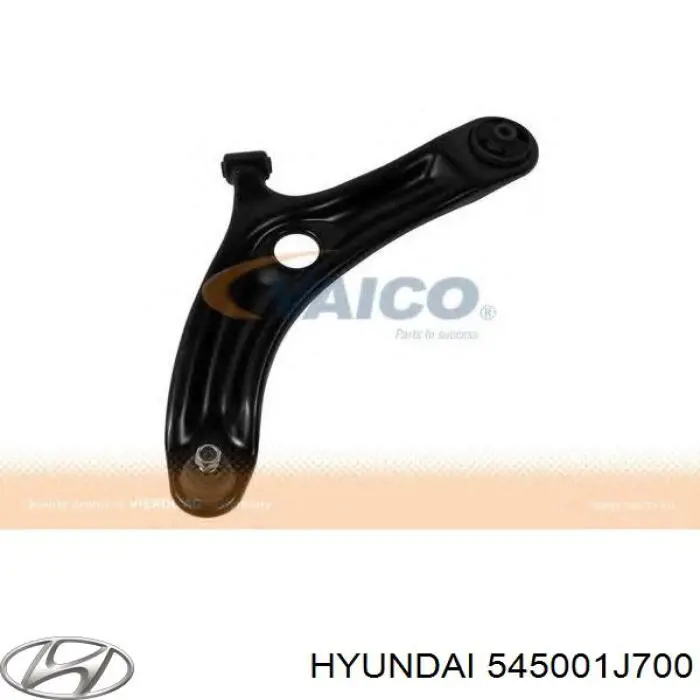 545001J700 Hyundai/Kia barra oscilante, suspensión de ruedas delantera, inferior izquierda