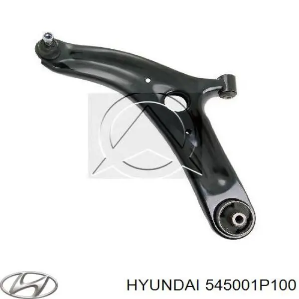545001P100 Hyundai/Kia barra oscilante, suspensión de ruedas delantera, inferior izquierda