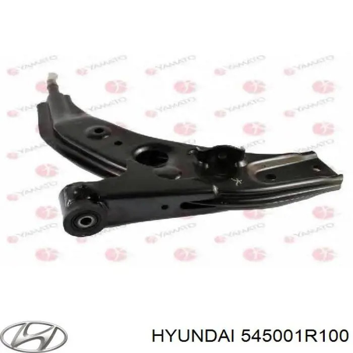 545001R100 Hyundai/Kia barra oscilante, suspensión de ruedas delantera, inferior izquierda