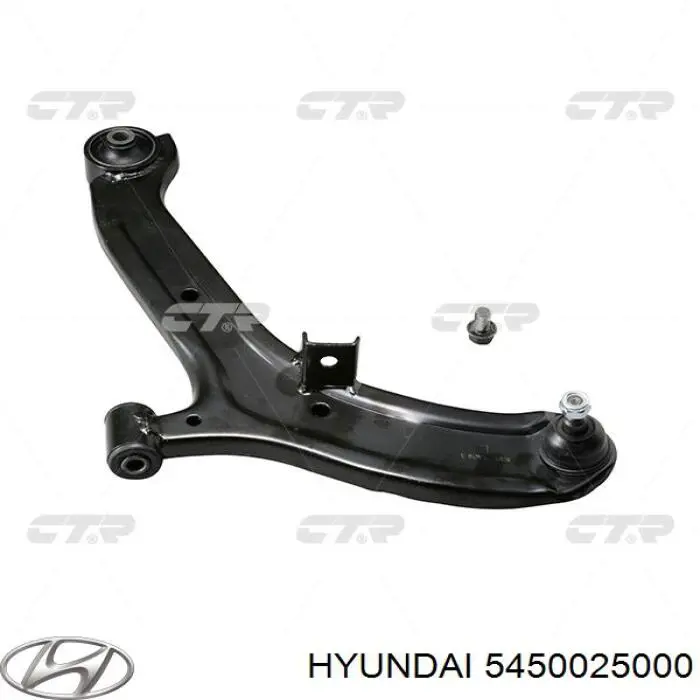 Brazo inferior izquierdo de la suspensión delantera 5450025001 Hyundai/Kia