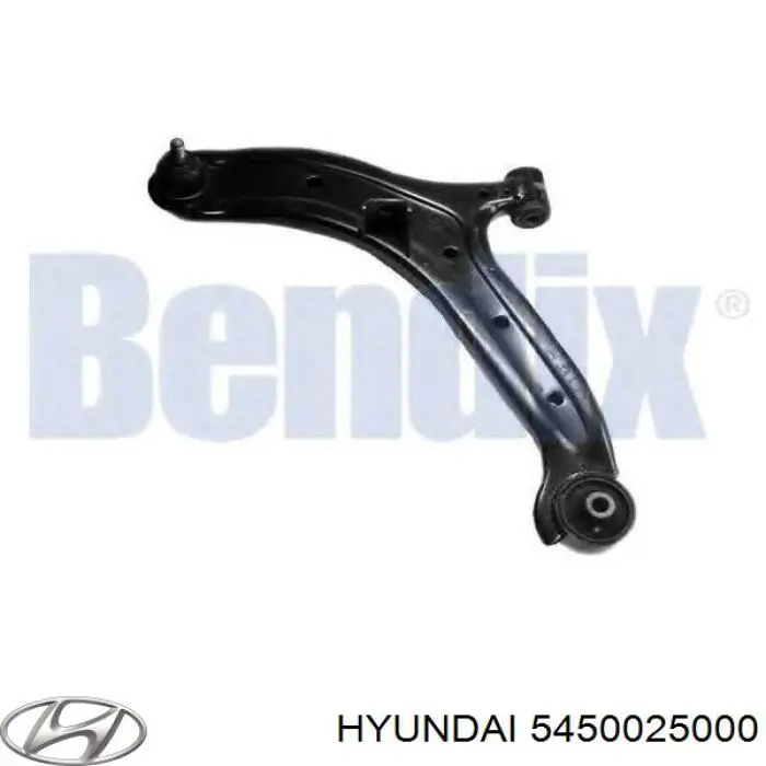 Brazo inferior izquierdo de la suspensión delantera Hyundai/Kia 5450025001 precio, desde 46,62 EUR