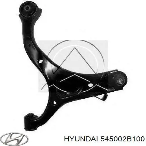 Brazo inferior izquierdo de la suspensión delantera 545002B100 Hyundai/Kia