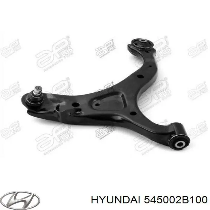 Brazo inferior izquierdo de la suspensión delantera Hyundai/Kia 545002B100