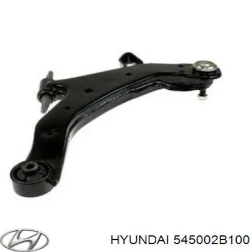 545002B100 Hyundai/Kia barra oscilante, suspensión de ruedas delantera, inferior izquierda