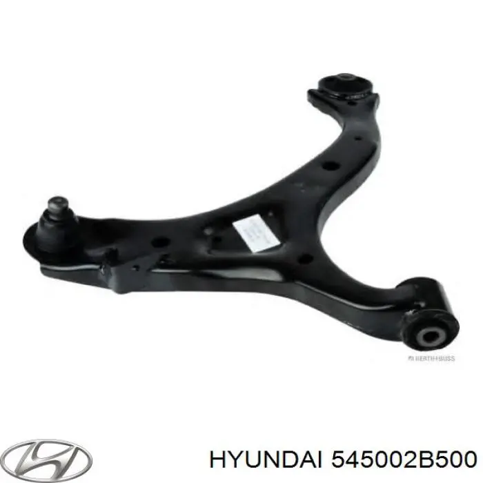 545002B500 Hyundai/Kia barra oscilante, suspensión de ruedas delantera, inferior izquierda