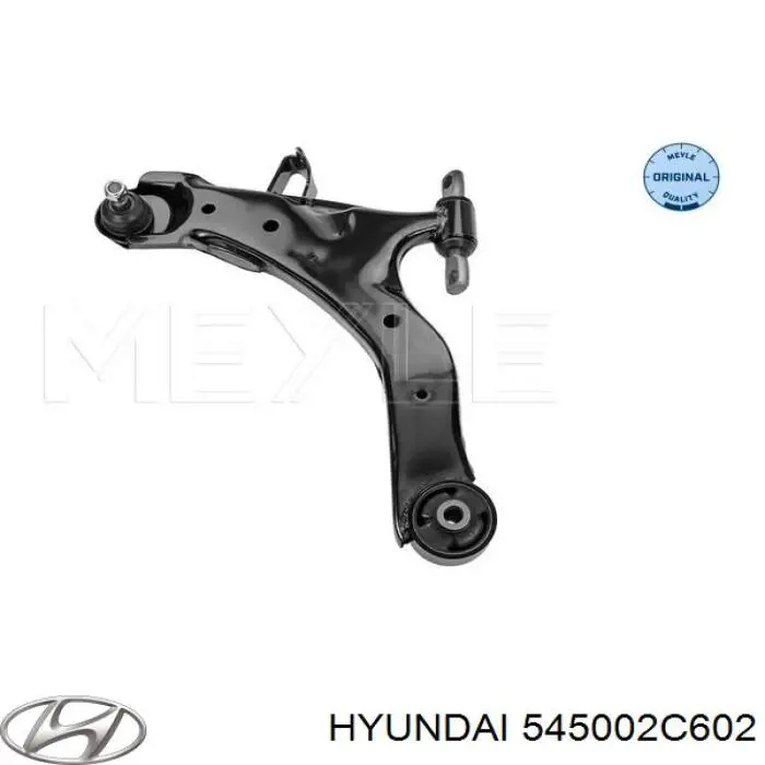 545002C602 Hyundai/Kia barra oscilante, suspensión de ruedas delantera, inferior izquierda