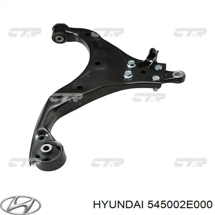 Brazo inferior izquierdo de la suspensión delantera Hyundai/Kia 545002E000