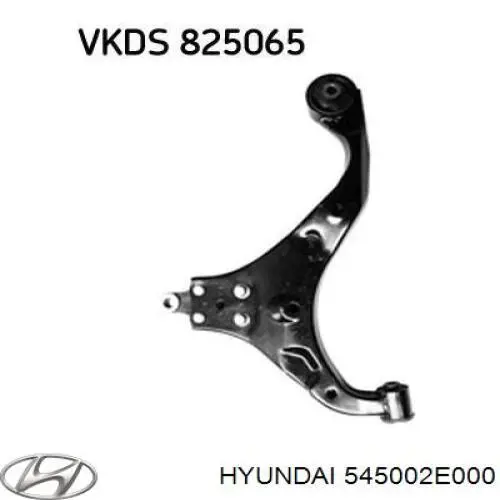 545002E000 Hyundai/Kia Brazo inferior izquierdo de la suspensión delantera