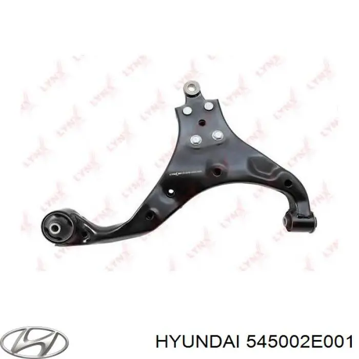 Brazo inferior izquierdo de la suspensión delantera Hyundai/Kia 545002E001