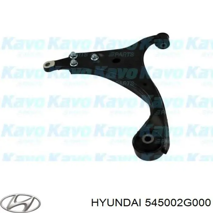 545002G501 Hyundai/Kia barra oscilante, suspensión de ruedas delantera, inferior izquierda