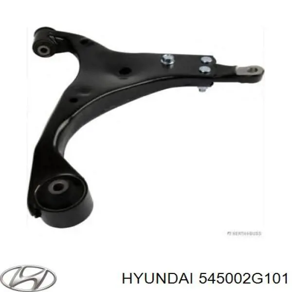 545002G101 Hyundai/Kia barra oscilante, suspensión de ruedas delantera, inferior izquierda