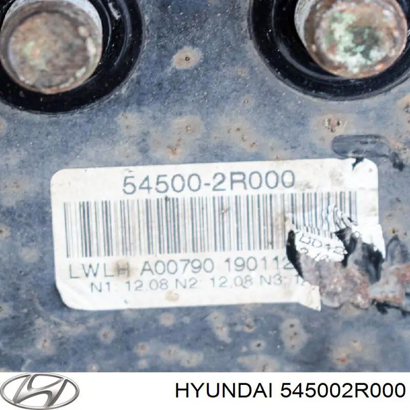 545002R000 Hyundai/Kia barra oscilante, suspensión de ruedas delantera, inferior izquierda