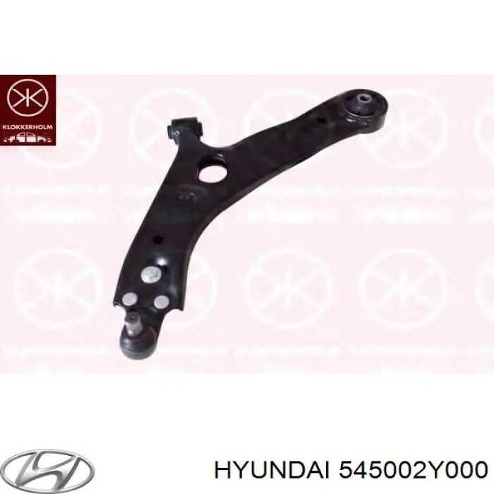 Brazo inferior izquierdo de la suspensión delantera 545002Y000 Hyundai/Kia