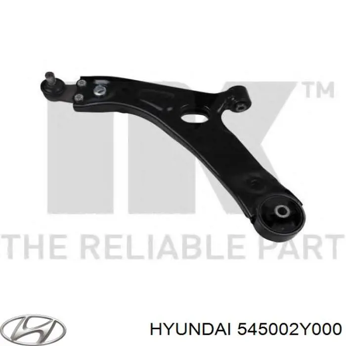 545002Y000 Hyundai/Kia Brazo inferior izquierdo de la suspensión delantera