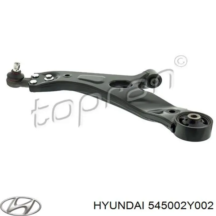 Brazo inferior izquierdo de la suspensión delantera Hyundai/Kia 545002Y002 precio, desde 72,60 EUR