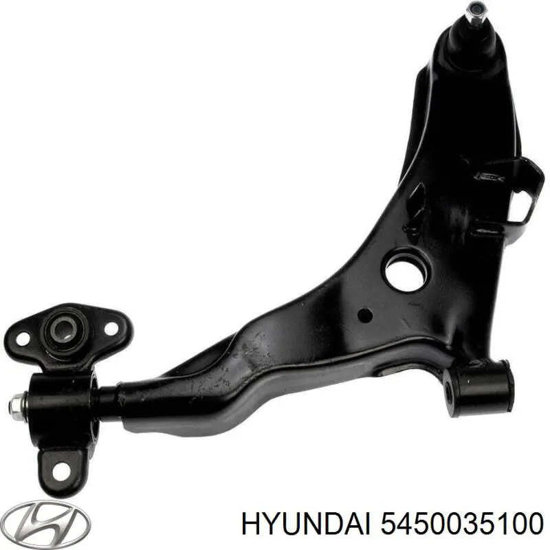 J30518H Hyundai/Kia barra oscilante, suspensión de ruedas delantera, inferior izquierda