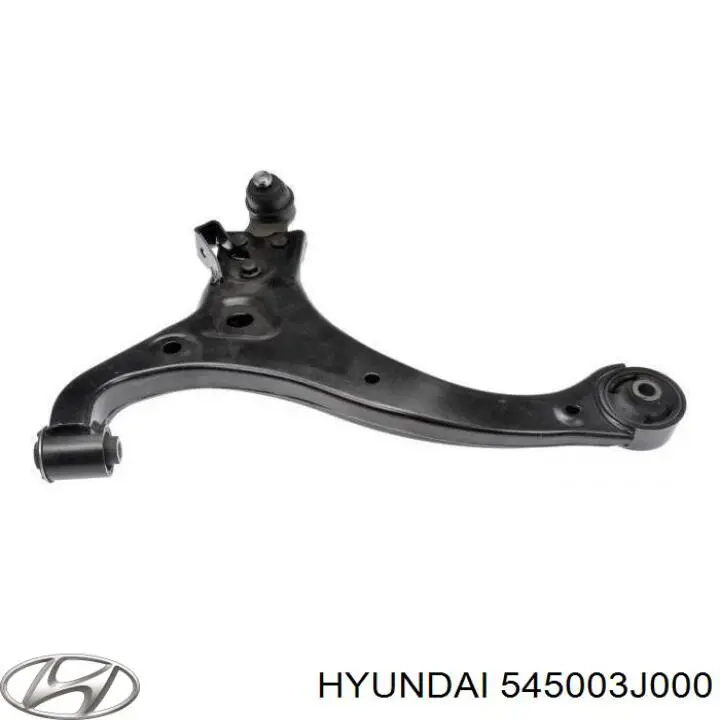 545003J000 Hyundai/Kia barra oscilante, suspensión de ruedas delantera, inferior izquierda