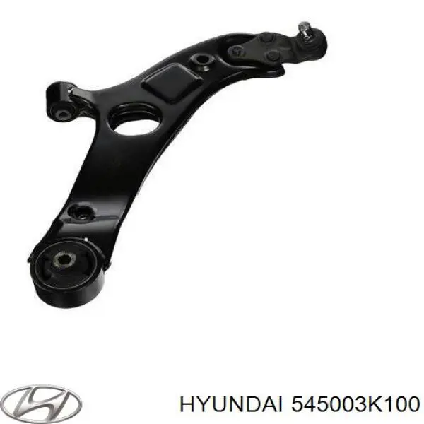 545003K100 Hyundai/Kia barra oscilante, suspensión de ruedas delantera, inferior izquierda