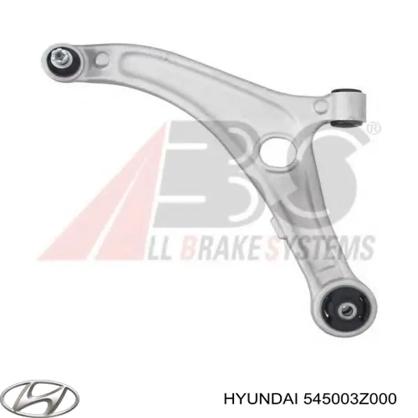 545003Z000 Hyundai/Kia barra oscilante, suspensión de ruedas delantera, inferior izquierda