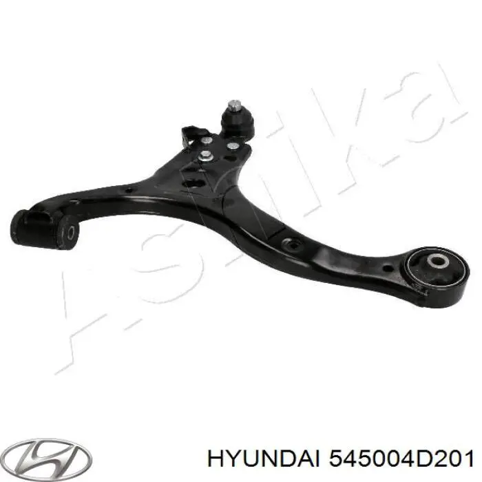 545004D201 Hyundai/Kia barra oscilante, suspensión de ruedas delantera, inferior izquierda