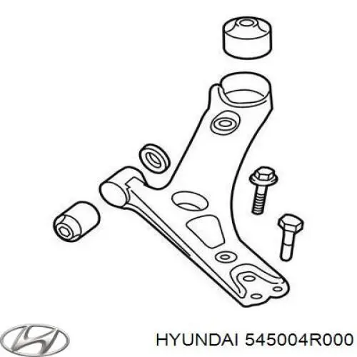 Brazo inferior derecho de la suspensión delantera Hyundai/Kia 545004R000 precio, desde 143,06 EUR