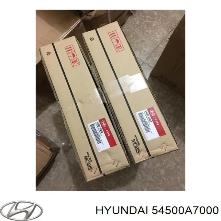 54500A7000 Hyundai/Kia barra oscilante, suspensión de ruedas delantera, inferior izquierda