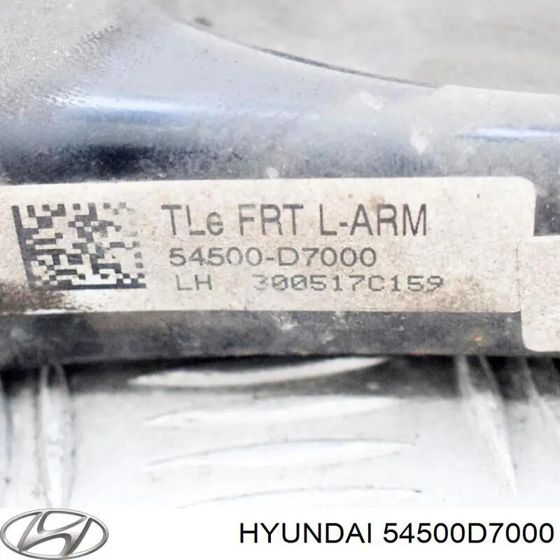 Brazo inferior izquierdo de la suspensión delantera Hyundai/Kia 54500D7000 precio, desde 65,45 EUR