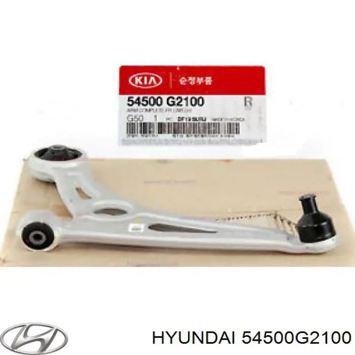 Brazo inferior izquierdo de la suspensión delantera Hyundai/Kia 54500G2100 precio, desde 111,80 EUR