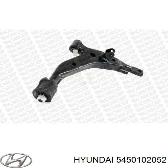 Brazo inferior derecho de la suspensión delantera Hyundai/Kia 5450102052 precio, desde 41,72 EUR